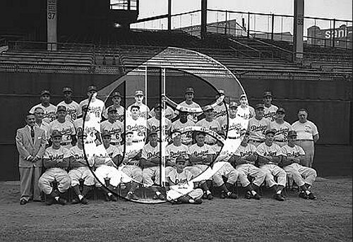 1954 Brooklyn Dodgers Team54T0027